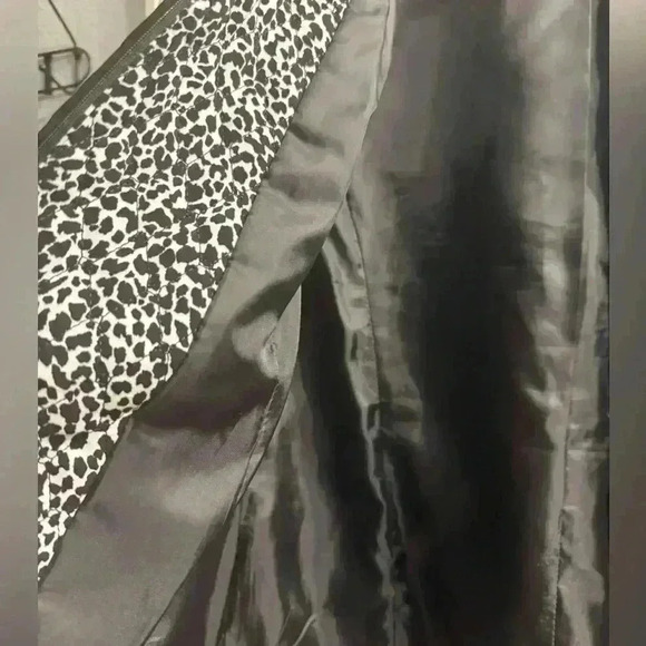 R•Q•T black & white zippered quilted lightweight lined jacket women’s size Med - Picture 6 of 9